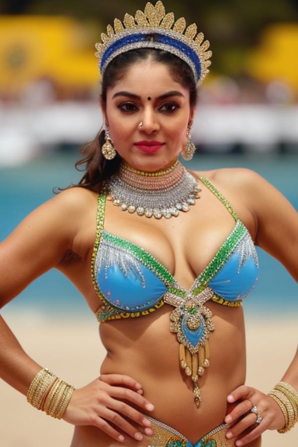 Sanam Shetty 16 AI porn photos hot actress boobs naked body pose sexy nipple nude show outdoor, Heroine.Fun