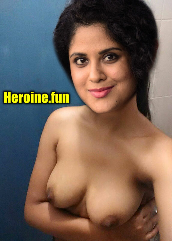 Neha Iyer topless selfie nude boobs and nipple leaked photo