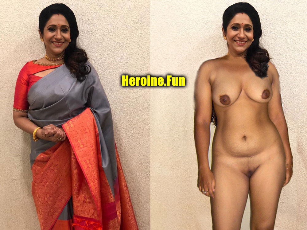 Sujatha Mohan undressed nude body saree removed fake